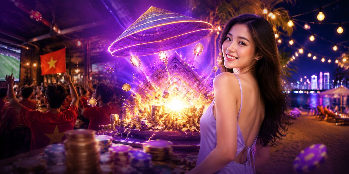Khung cảnh Hà Nội với người dùng cài đặt ứng dụng cá cược trên điện thoại cạnh chiếc nón lá